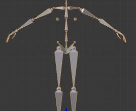 [Blender 3D] [framework] [facial] handy blender 3D body skeleton binding tool
