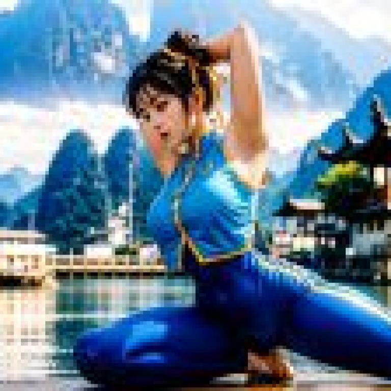 Computer wallpaper， live-action version， Chun-Li， Street Fighter， Anime Chun-Li Yoga
