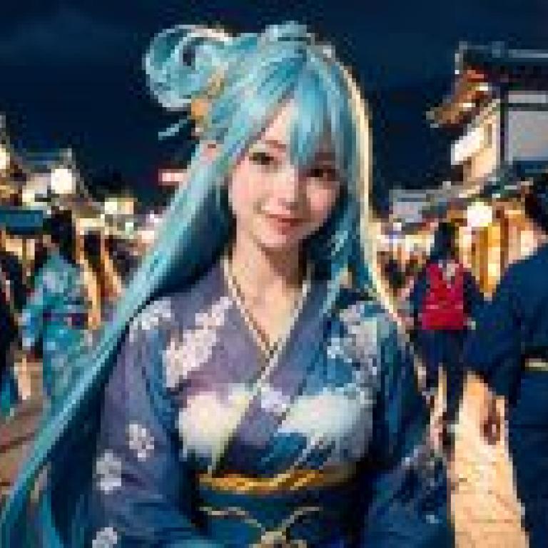 Live version， popular anime， the goddess of water， Acroga， donated blessings for the beautiful world， night travel kimono