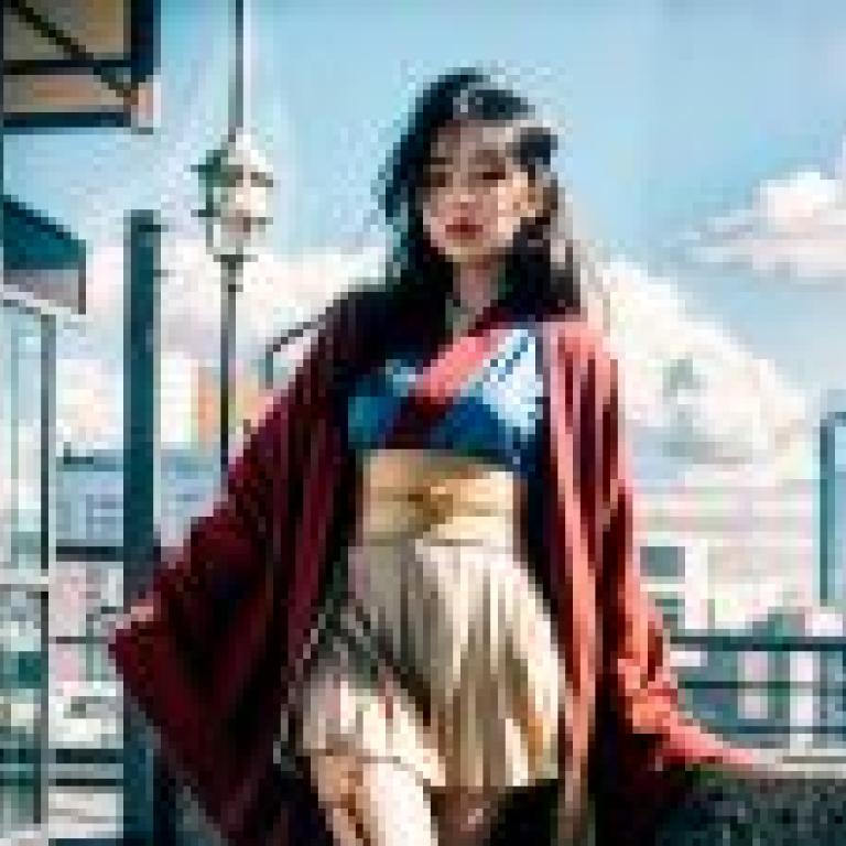 Computer wallpaper， live version， beauties in kimono， beauty of Korea: Korean clothes and beautiful women