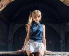 Computer wallpaper， live-action version， Lucy Heartfilia， Fairy Tail， Dungeon Fantasy: Ayakas Adventure