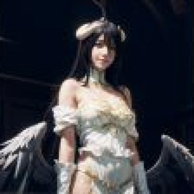 computer wallpaper， Albedo， Albedo， OVERLORD characters， live-action version， angels who travel through role-playing