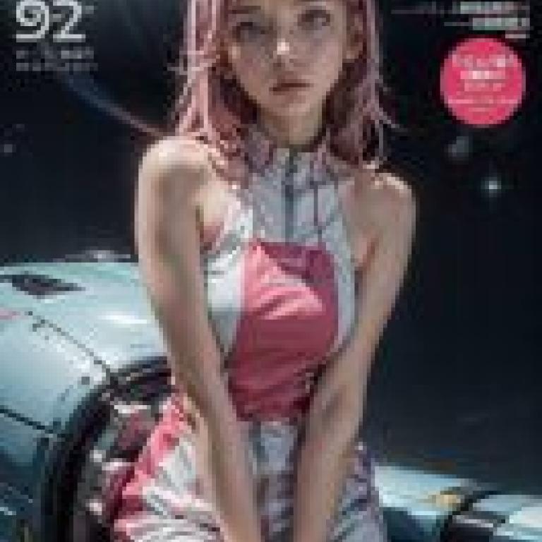 Mobile phone wallpaper， symphonic poetry Eureka Seven Anne Monet アネモネ Anemone， realistic， pink-haired woman on the roof: stunning anime cover
