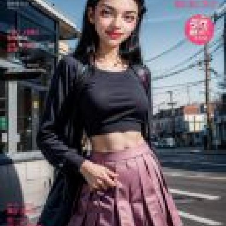Mobile phone wallpaper， Mandy， campus girl， realistic， Japanese street fashion phantom