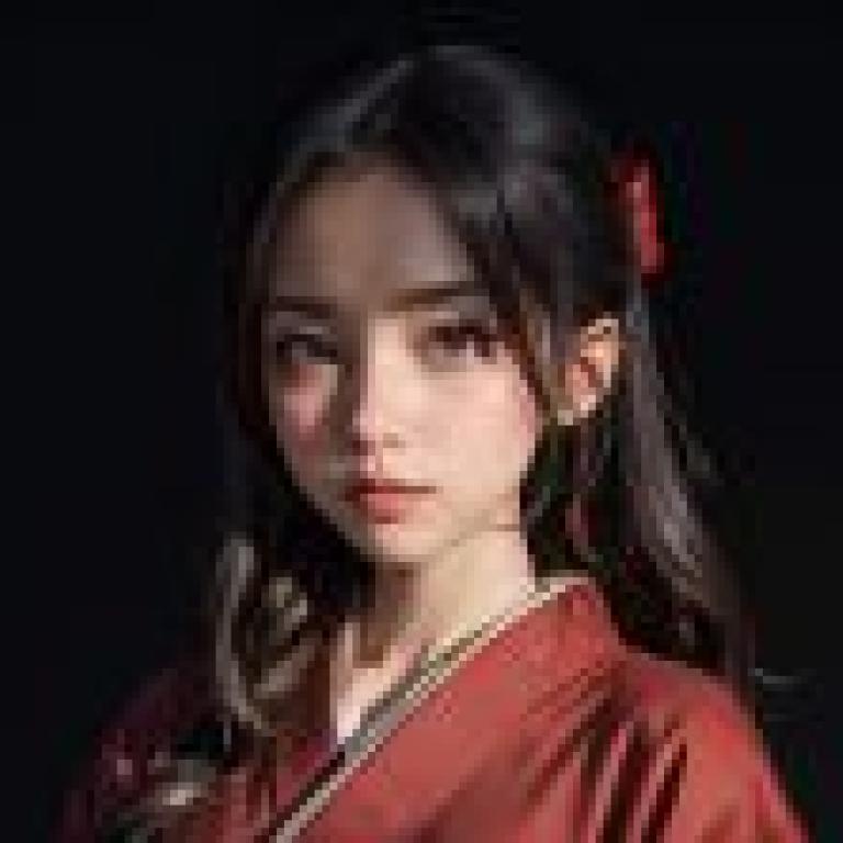 Floral Kimono Fantasy - Free Kimono Beauty in Red Wallpaper