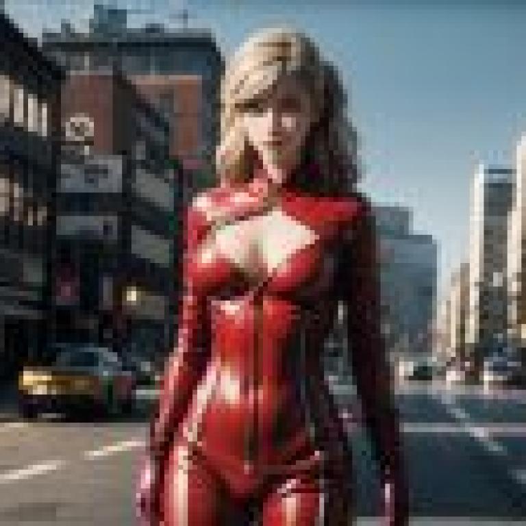 Computer wallpaper， live-action version， Takamaki Anzu， Persona 5， street goddess: Asuka， Artgerm， Katsuragi Misato outfits， the red-clad female warrior is unique in the fashionable city