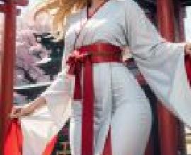 Mobile phone wallpaper， long-haired kimono beauties， anime， urban fashion: Japanese street style