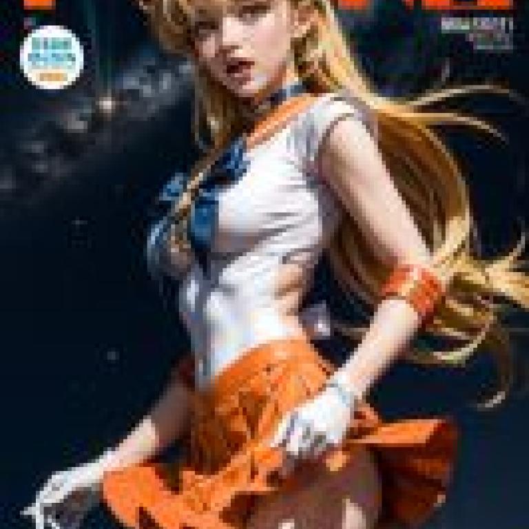 Mobile phone wallpaper， Minako Aino Sailor Venus， realistic， fantasy anime world