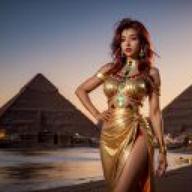 吉薩金字塔沙灘 - 私人媒體埃及藝術免費桌布下載