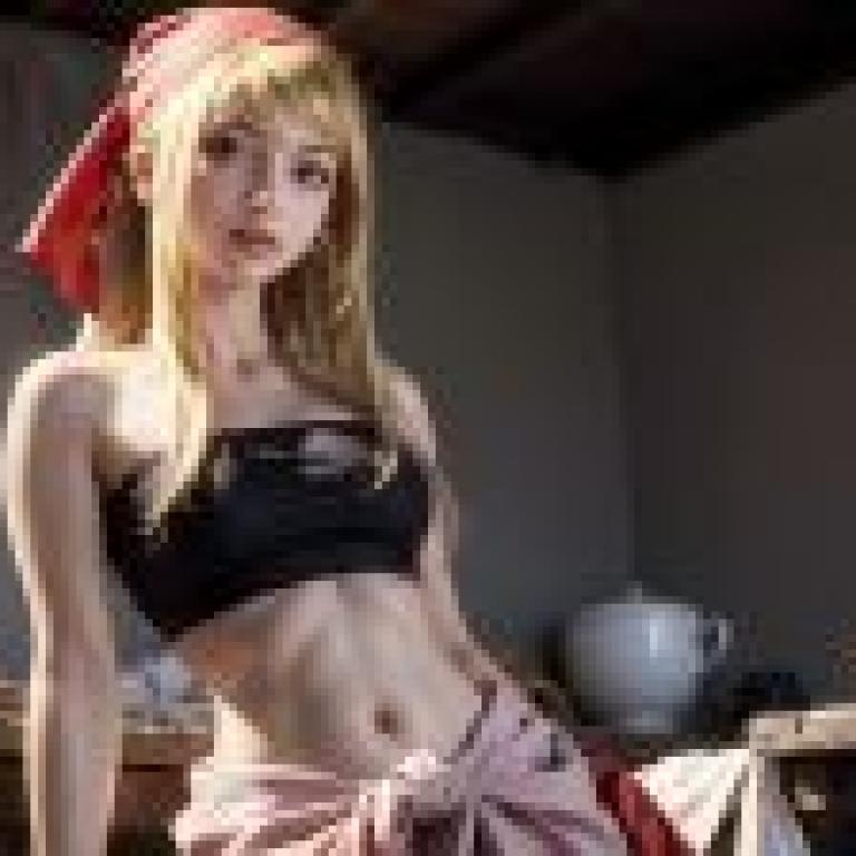 Computer wallpaper， Winry Rockbell， Fullmetal Alchemist， live-action version， anime characters on wooden table