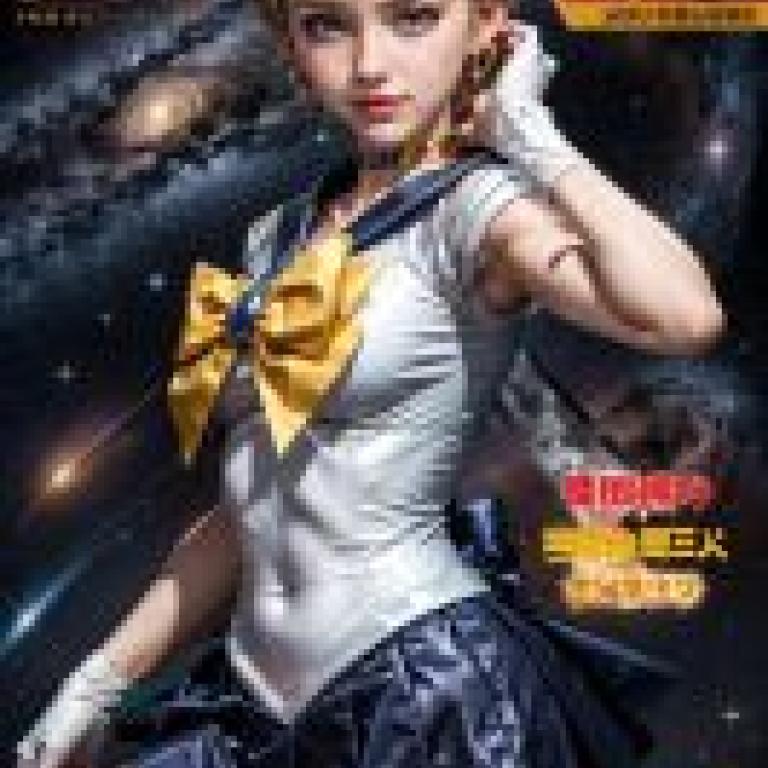Mobile phone wallpaper， Uranus Haruka， Uranus， Sailor Moon， realistic， woman wearing sailor costume: sea style
