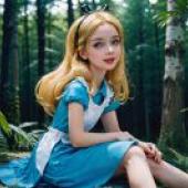 真人美女，愛麗絲夢遊仙境，迪士尼風格，真人版，「森夢女孩座」