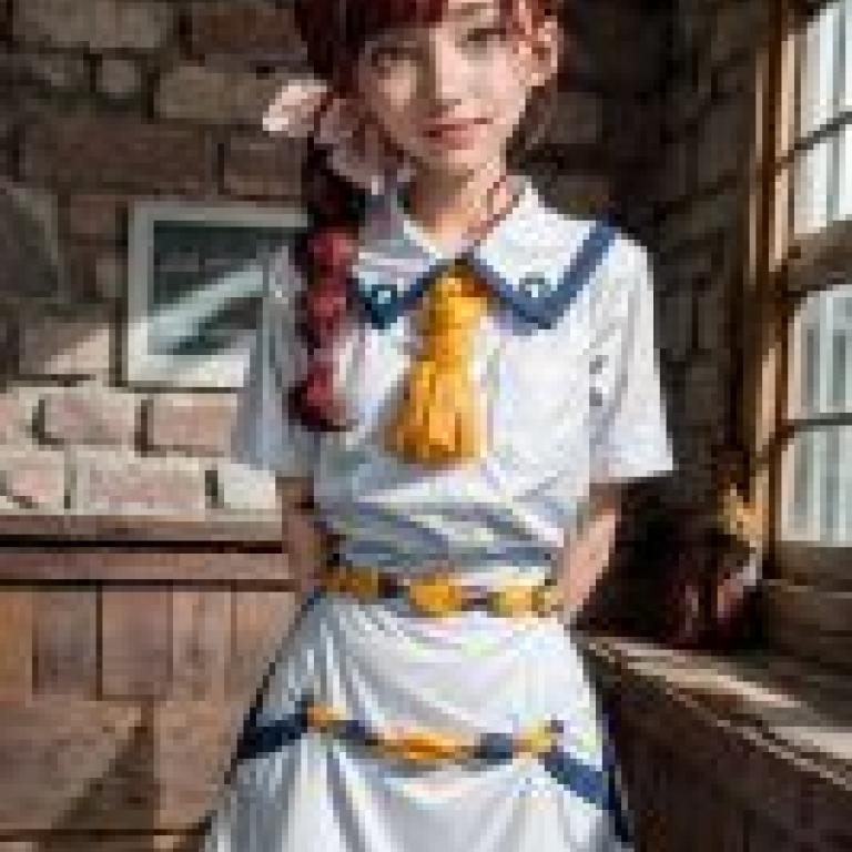 手機桌布，寶可夢，サクラギ・コハル Koharu Sakuragi，寫實，紅髮女水手 校服美姿
