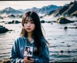Computer wallpaper， realistic Japanese beautiful girl photography， realistic， beautiful girl promotional photo